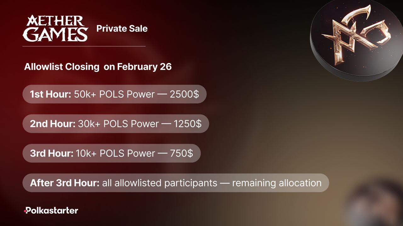 Aether Games Private Sale Image #2